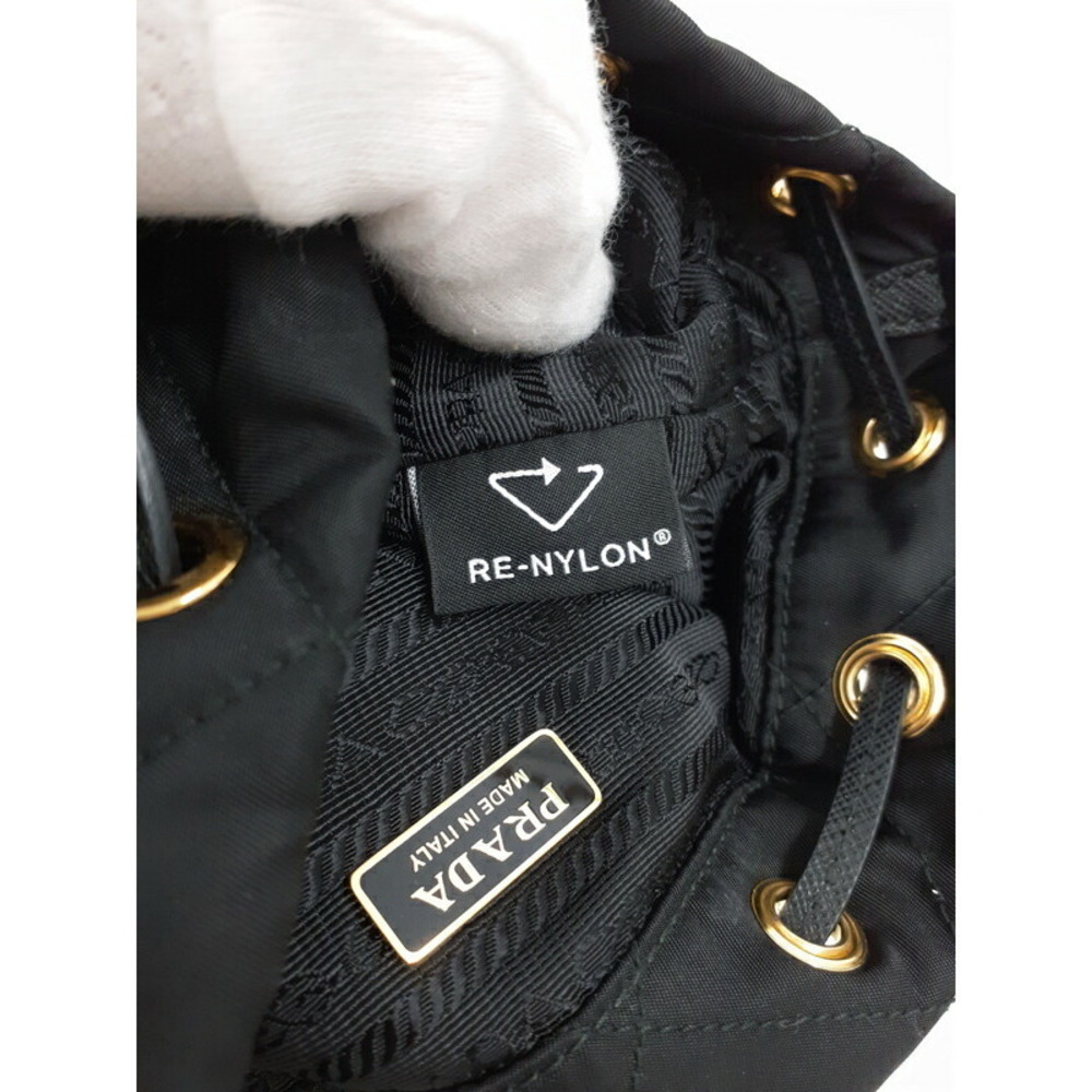 Prada Re Edition 1995 Chaine Re Nylon Shoulder Bag Black - Picture 7 of 7